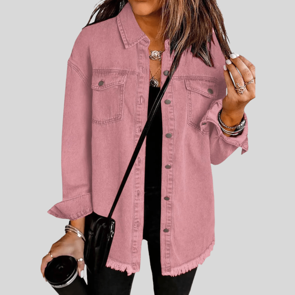 Faye | Women's Washed Shirt Jacket for Winter Layering