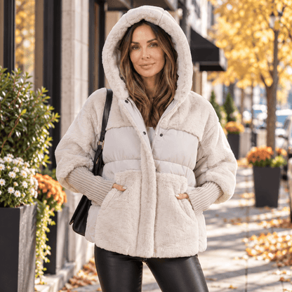 Greer | Women's Winter Short Hooded Puffer Jacket