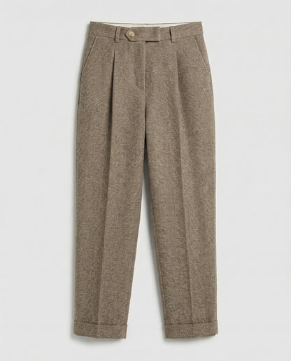 Remi | Women's High-Waist Pleated Tailored Trousers