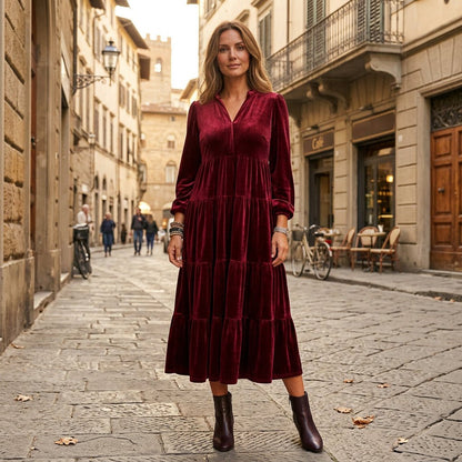 Margot | Women's Relaxed V-Neck Casual Dress
