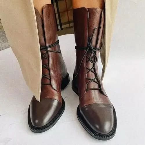 Tamera | Women's Leather Lace-Up Ankle Boots