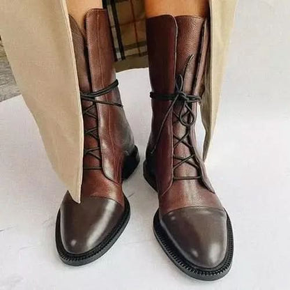 Tamera | Women's Leather Lace-Up Ankle Boots