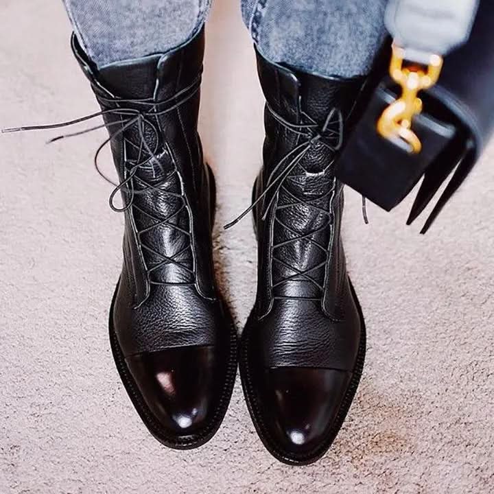 Tamera | Women's Leather Lace-Up Ankle Boots