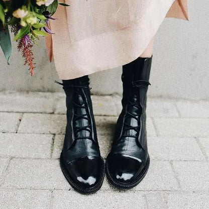 Tamera | Women's Leather Lace-Up Ankle Boots