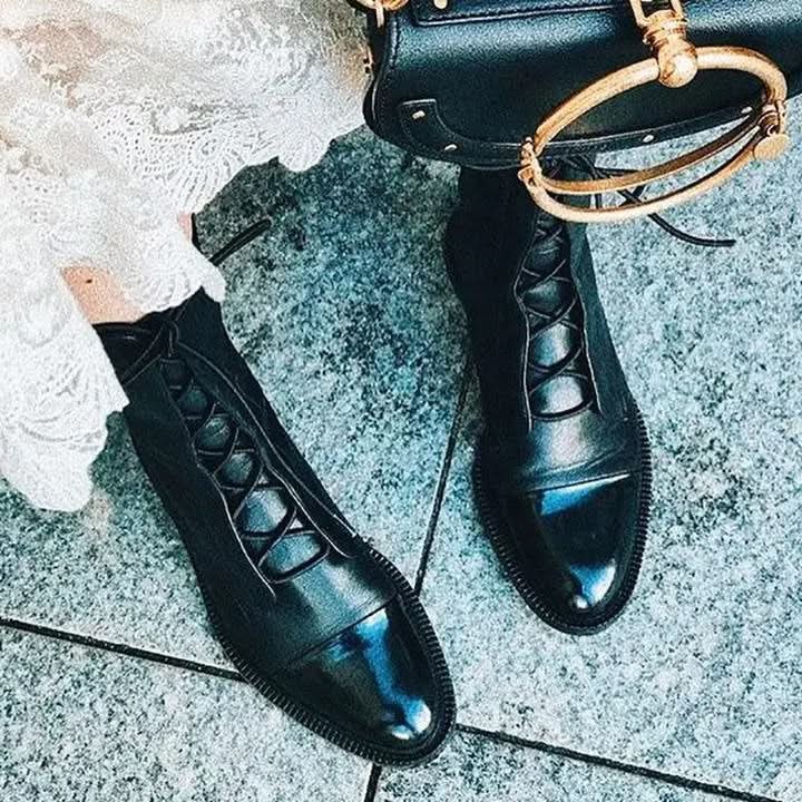 Tamera | Women's Leather Lace-Up Ankle Boots