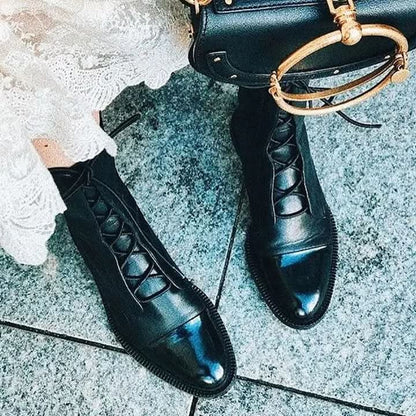 Tamera | Women's Leather Lace-Up Ankle Boots