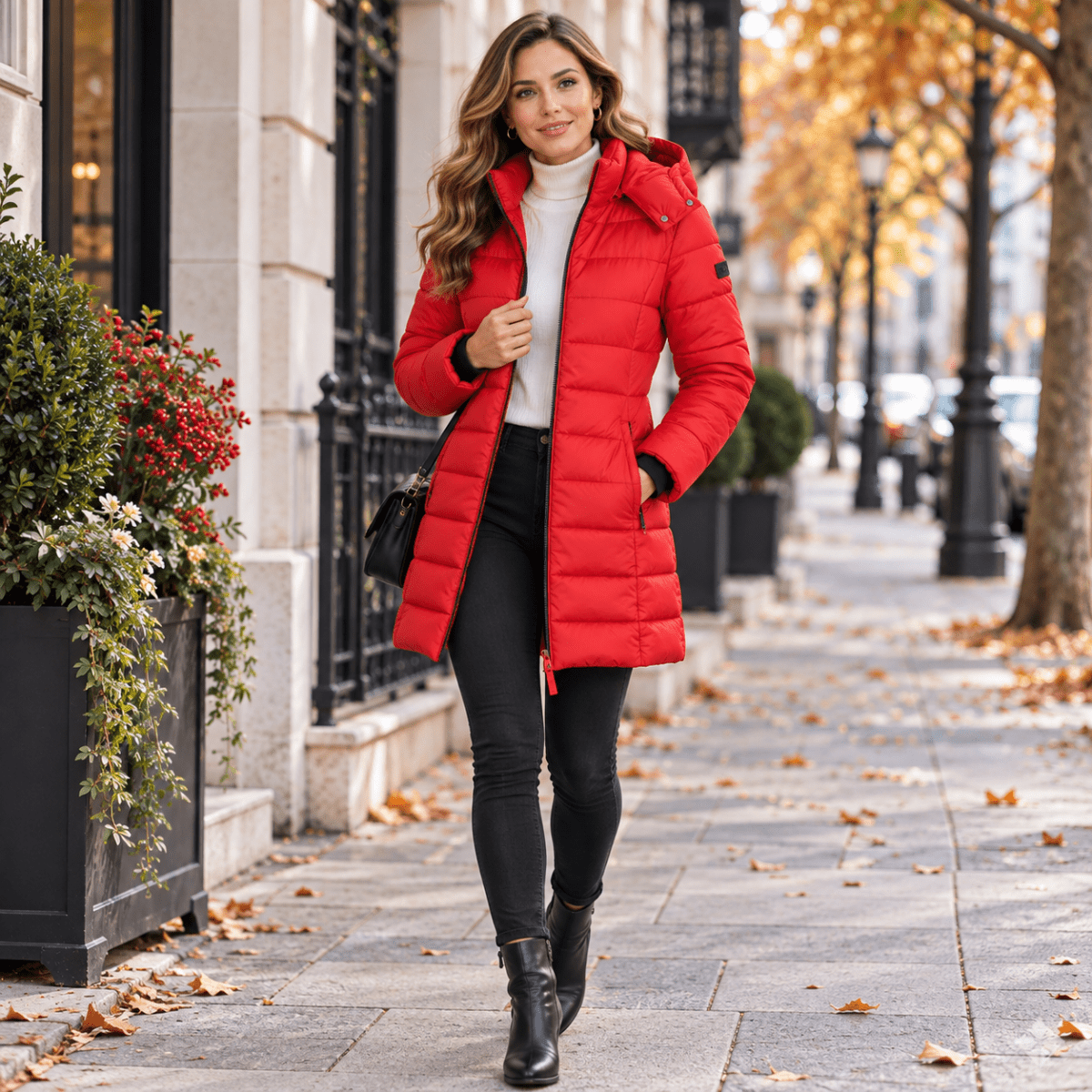 Nika | Women's Hooded Quilted Winter Parka