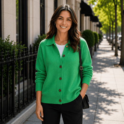 Indie | Women's Collared Button-Up Cardigan