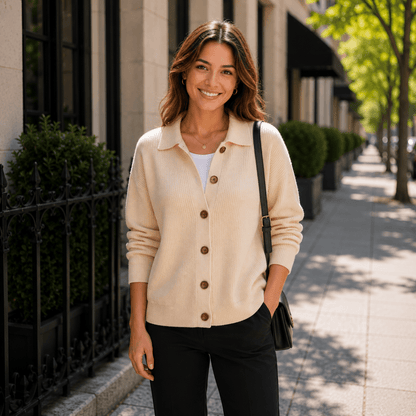 Indie | Women's Collared Button-Up Cardigan