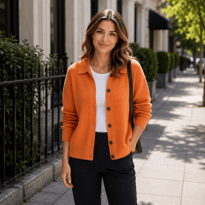 Indie | Women's Collared Button-Up Cardigan