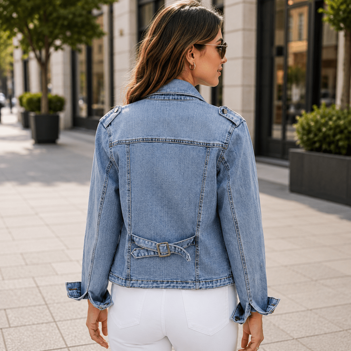 Cleo | Women's Vintage Denim Jacket for Layering