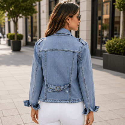 Cleo | Women's Vintage Denim Jacket for Layering