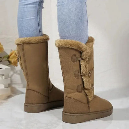 Bridgett | Damen-Schneestiefel mit Wollfutter und mittelhohem Schaft