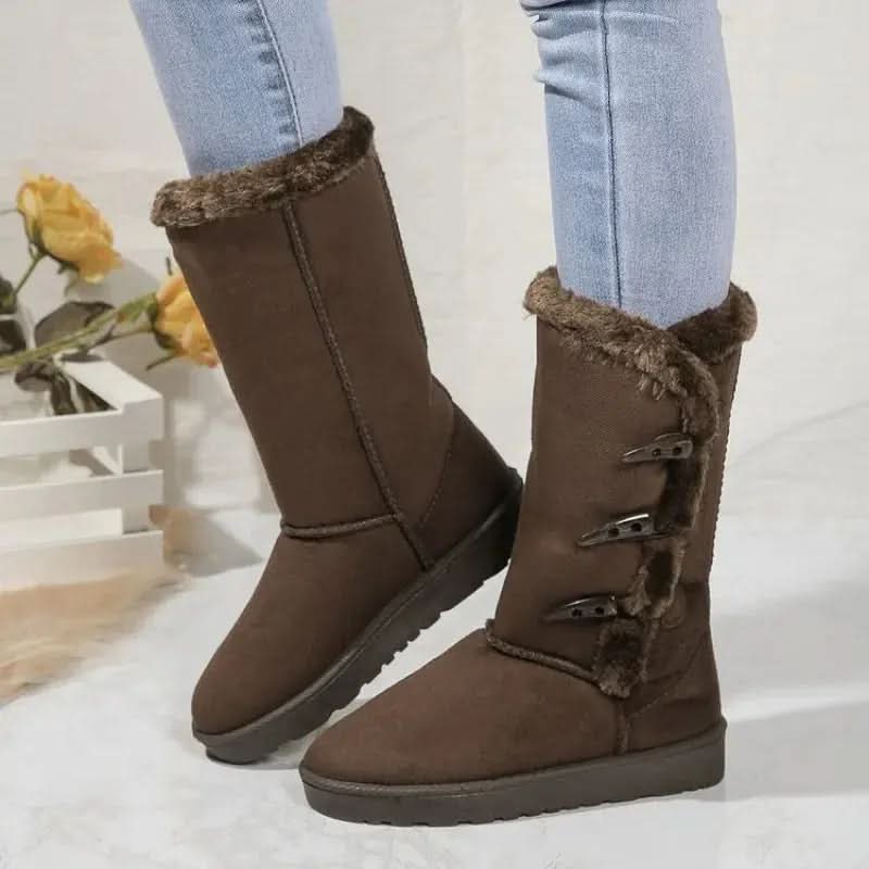 Bridgett | Damen-Schneestiefel mit Wollfutter und mittelhohem Schaft
