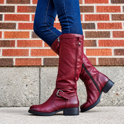 Faye | Women's Round-Toe Knee-High Boots