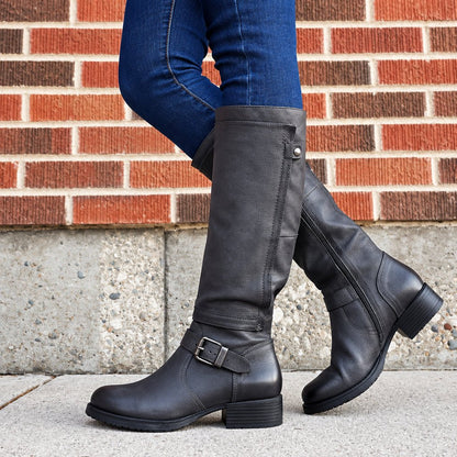 Faye | Women's Round-Toe Knee-High Boots