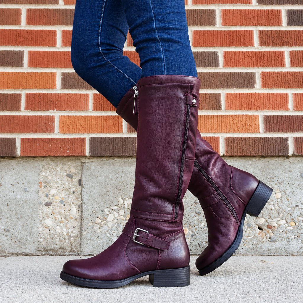 Faye | Women's Round-Toe Knee-High Boots