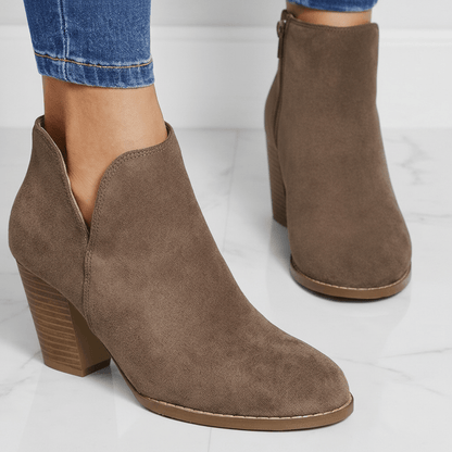 Yasmin | Botines de tacón ancho para mujer