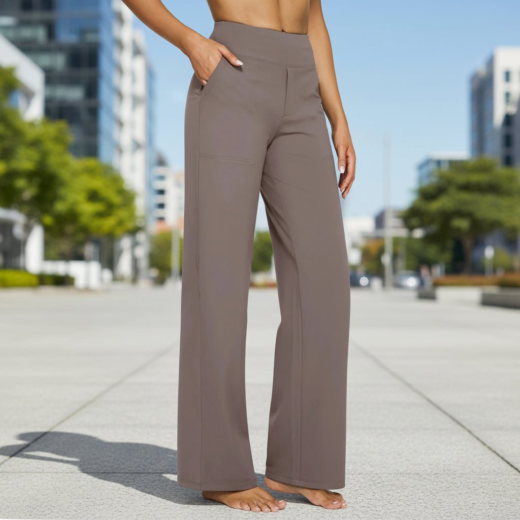 Indie | Women's High-Waisted Wide-Leg Yoga Trousers