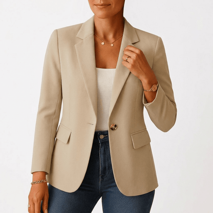 Liv | Women's Tailored One-Button Blazer Jacket