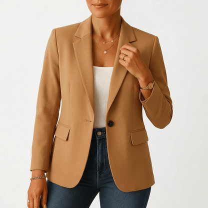 Liv | Women's Tailored One-Button Blazer Jacket