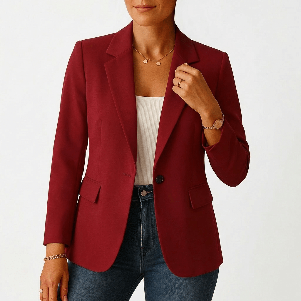 Liv | Women's Tailored One-Button Blazer Jacket