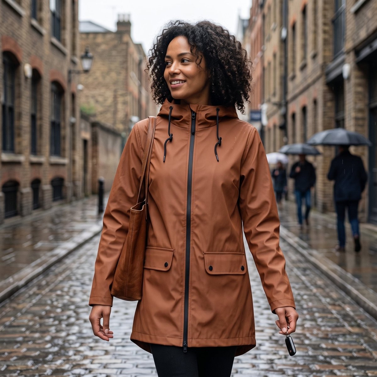Nika | Women's Hooded Longline Zip Utility Coat