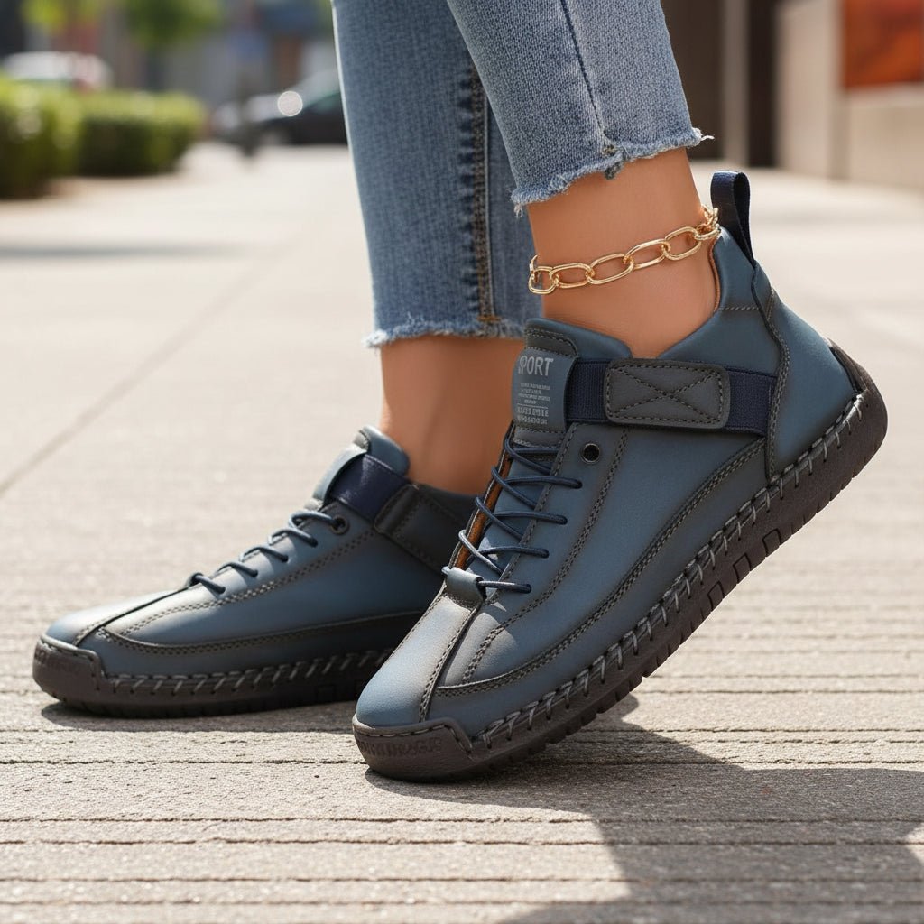Reese | Women's Leather Walking Trainers