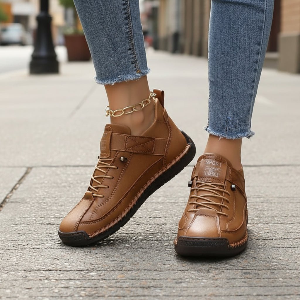 Reese | Women's Leather Walking Trainers