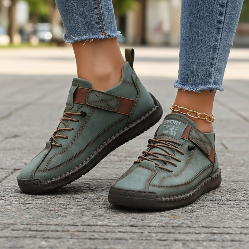Reese | Women's Leather Walking Trainers