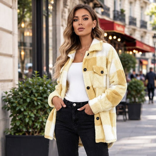 Sarai | Women's Check Shirt Jacket for Layering