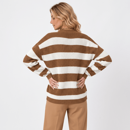 Reese | Women's Winter Striped Knit Jumper