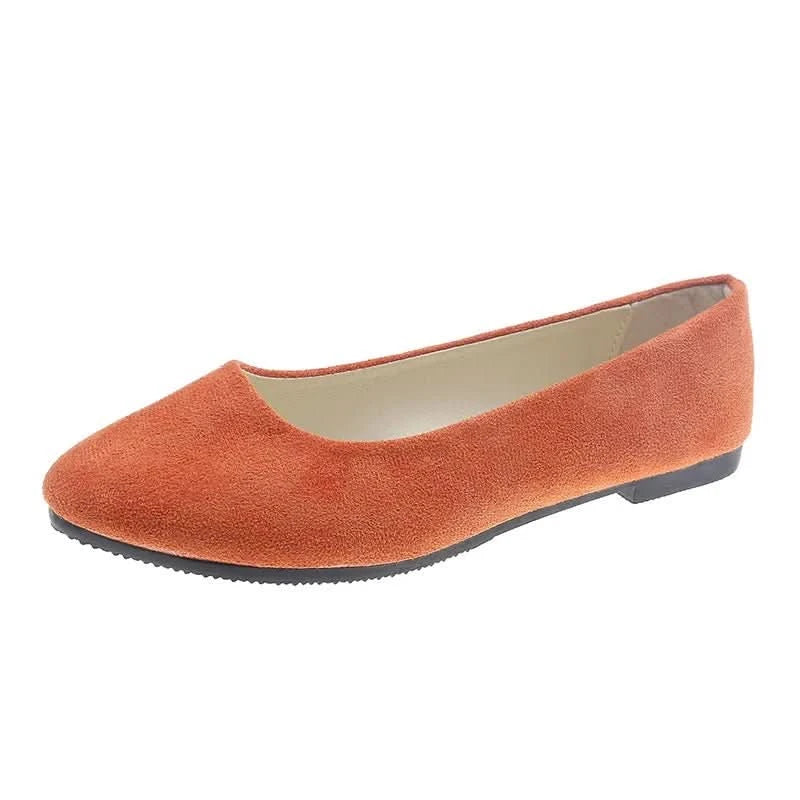 Allison | Women's Pointed Toe Slip-On Ballet Flats