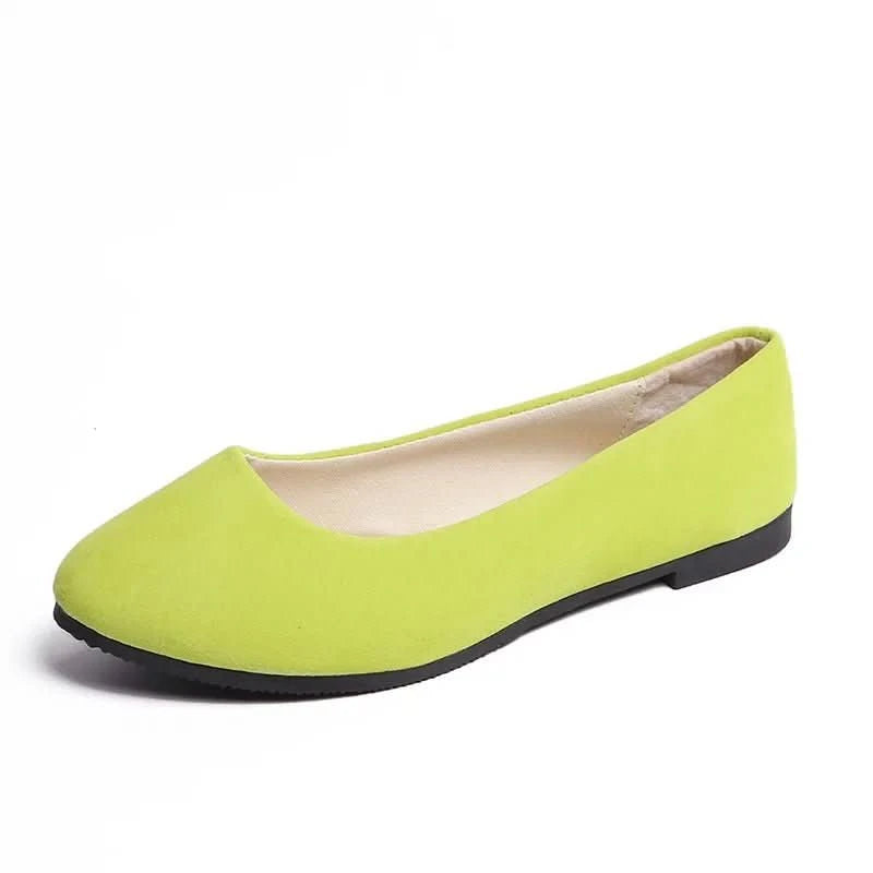 Allison | Women's Pointed Toe Slip-On Ballet Flats