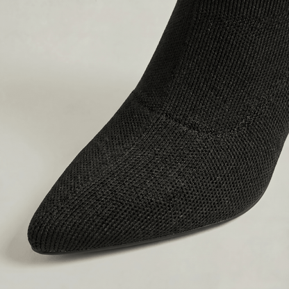 Romy | Kniehohe Stiefel mit spitzer Zehenpartie für Damen
