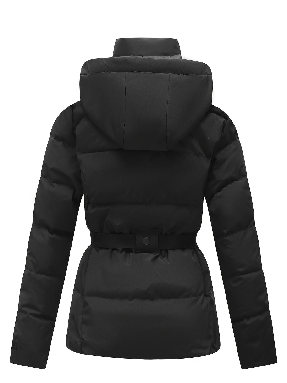 Dakota | Damenjacke mit Kapuze und Gürtel zur Betonung der Taille