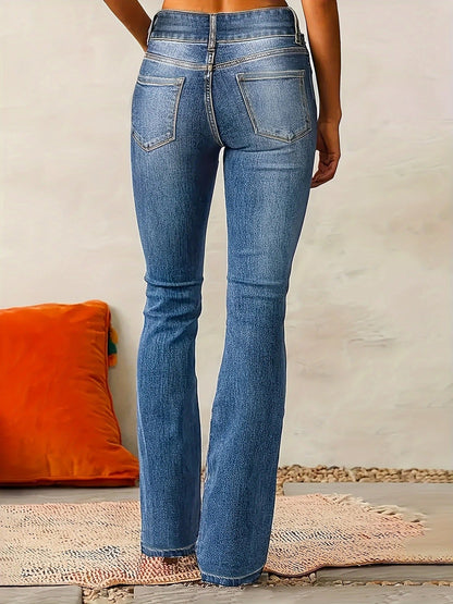 Greer | Women's High Waist Flare Leg Jeans