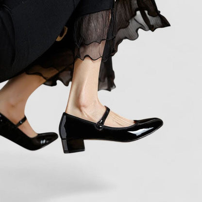 Greer | Mary-Jane-Pumps für Damen mit Riemen und Schnalle