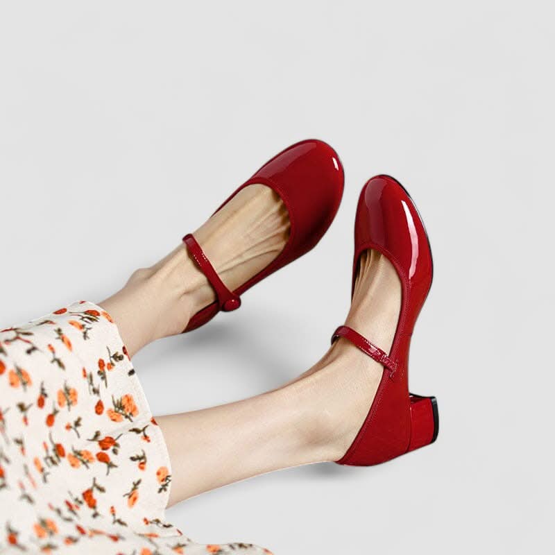 Greer | Mary-Jane-Pumps für Damen mit Riemen und Schnalle