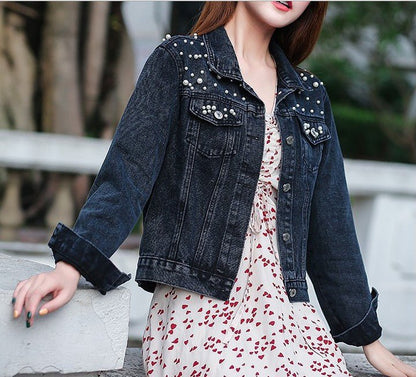 Blair | Women's Embellished Structured Button-Down Jacket