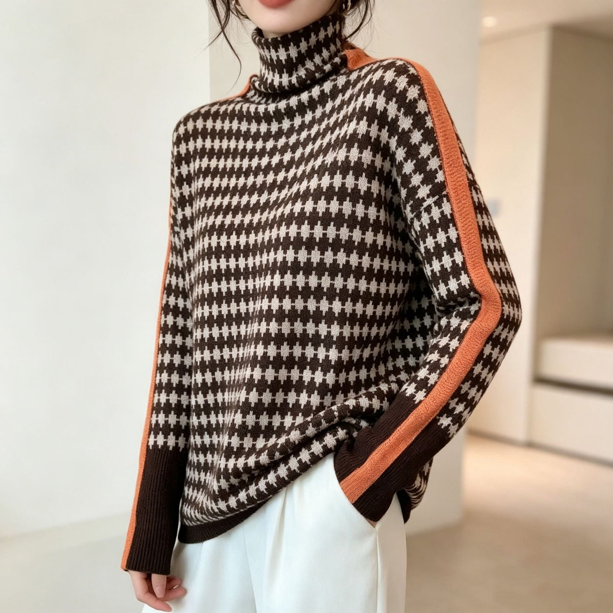 Reese | Damen-Winterpullover mit Rollkragen