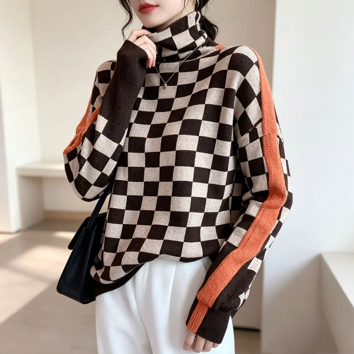 Reese | Damen-Winterpullover mit Rollkragen