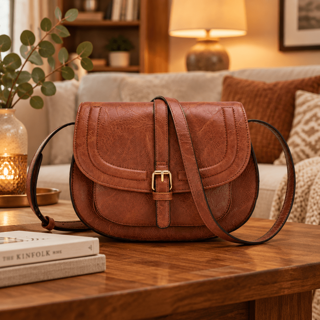 Greer | Women's Classic Saddle Crossbody Bag