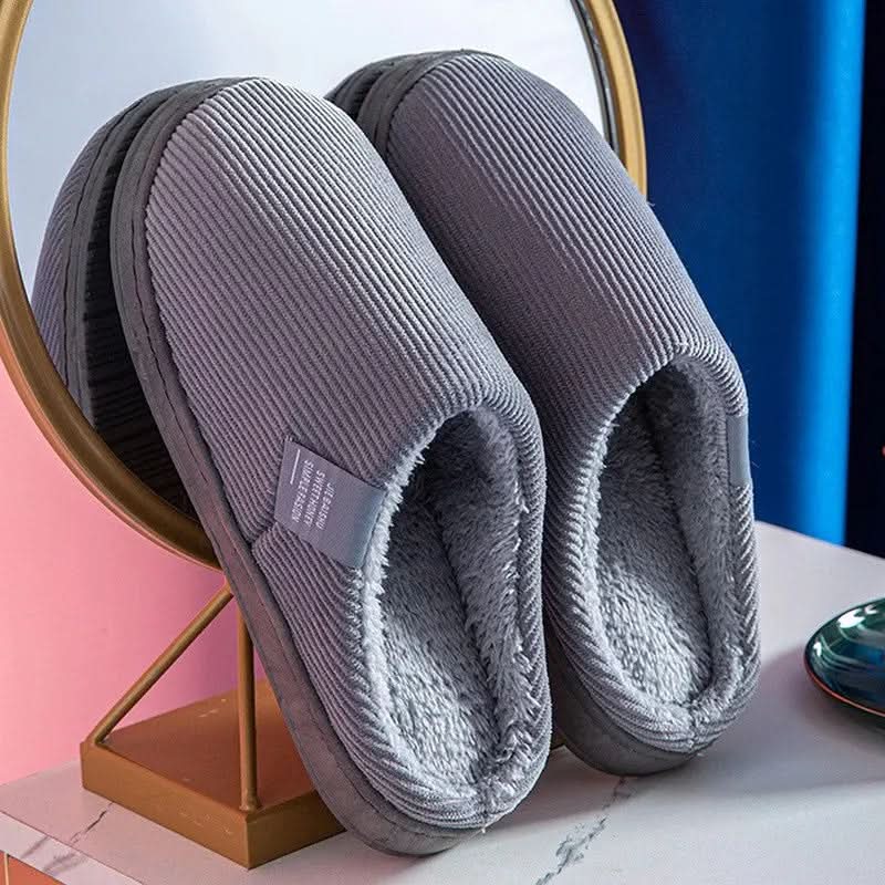 Noa | Damen-Winterpantoffeln aus flauschiger Baumwolle