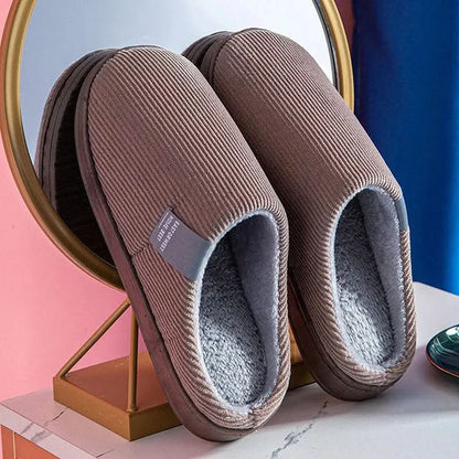 Noa | Damen-Winterpantoffeln aus flauschiger Baumwolle