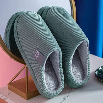 Noa | Damen-Winterpantoffeln aus flauschiger Baumwolle