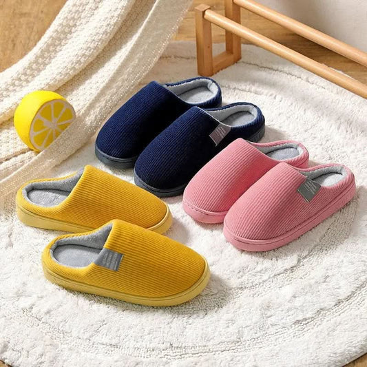 Raina | Women's Winter Plush Cotton Slippers