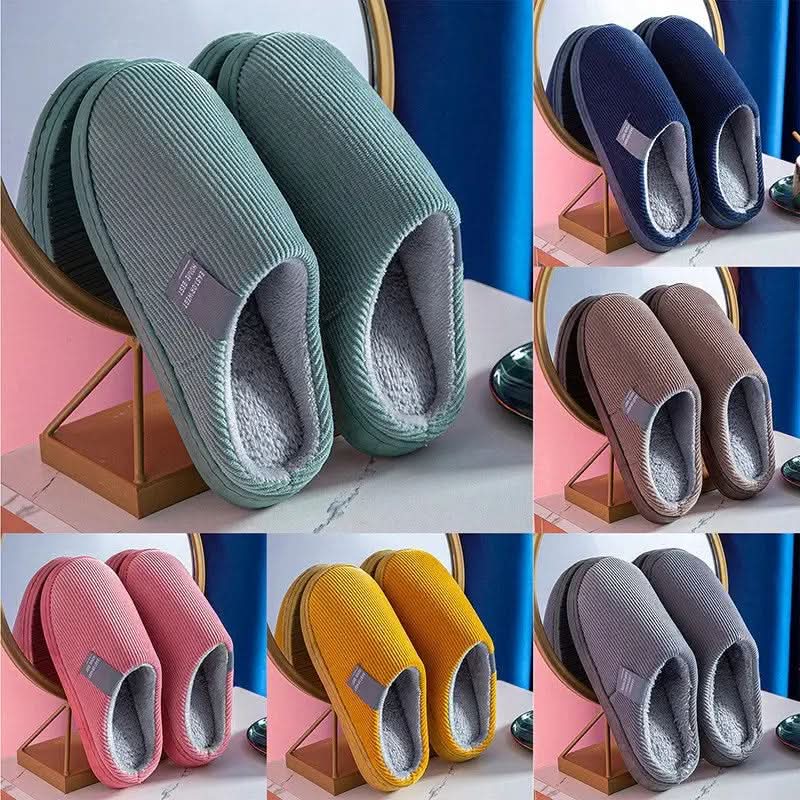 Noa | Damen-Winterpantoffeln aus flauschiger Baumwolle