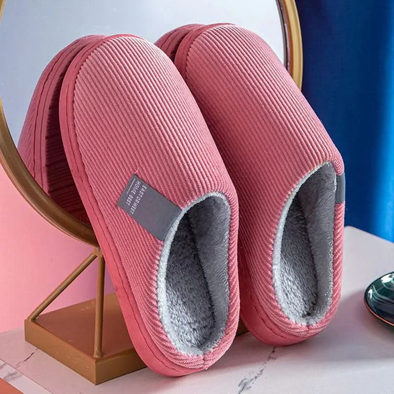 Noa | Damen-Winterpantoffeln aus flauschiger Baumwolle
