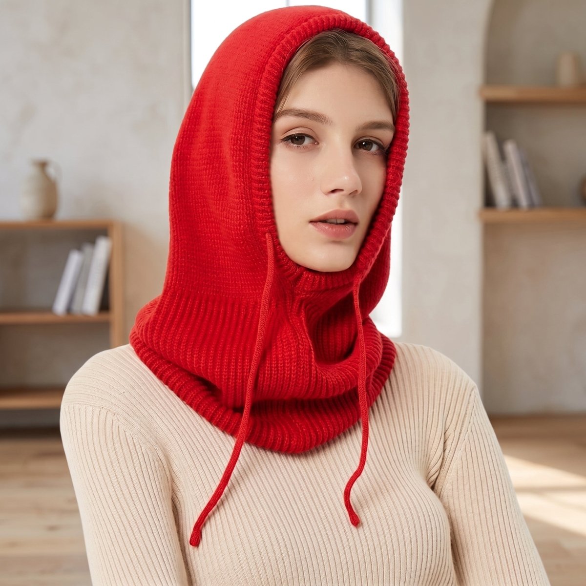 Lyra | Women's Winter Hooded Hat and Neck Scarf